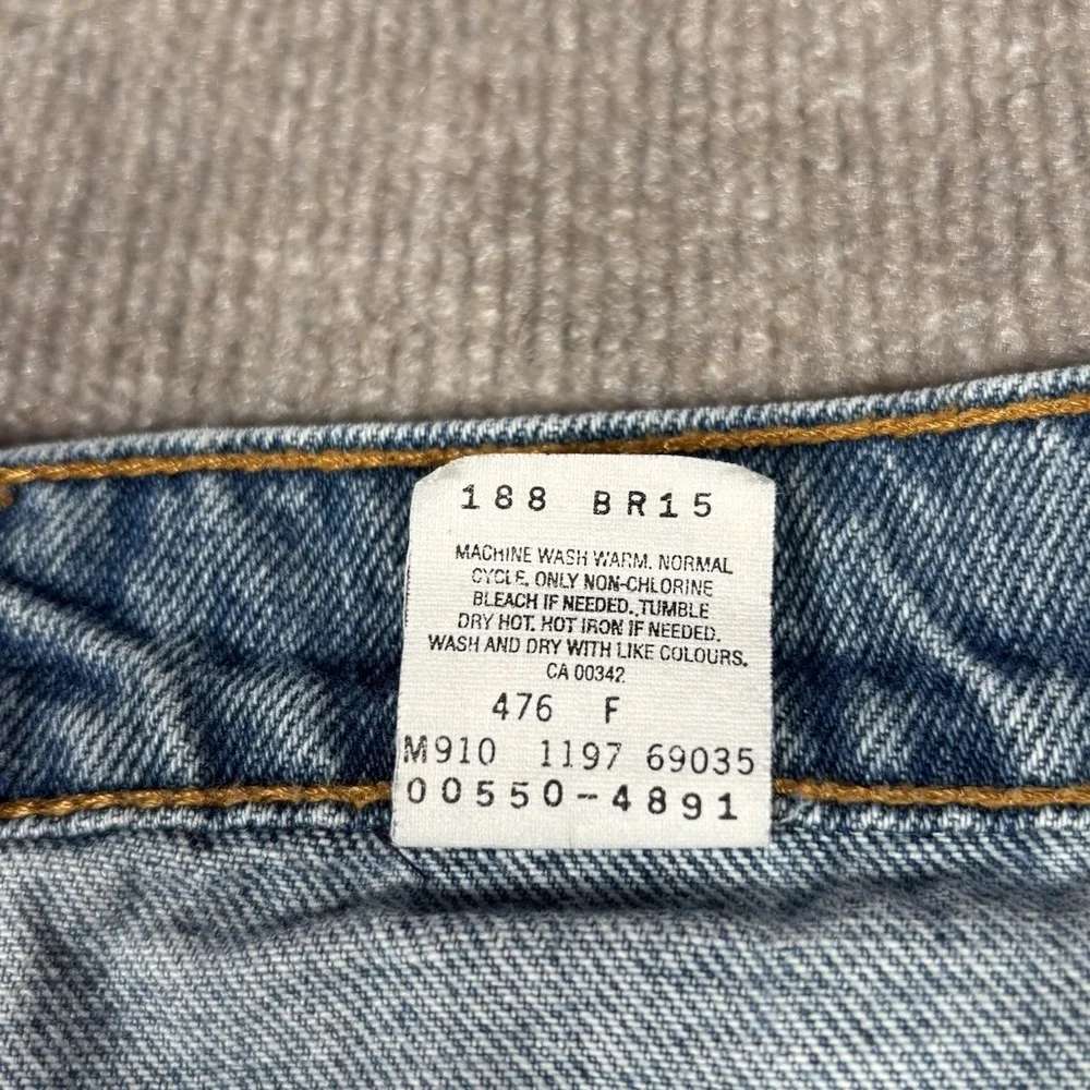Vintage‎ Levis 550 Jeans Mens 34x32 (Tag 36x32) Relaxed Tapered Blue Denim 90s